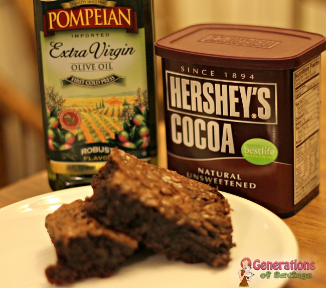 olive oil and cocoa brownies recipe