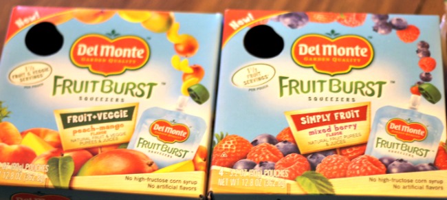 Making Lunch Fun with Del Monte® Fruit Burst Squeezers and Fruit Cup® Snacks