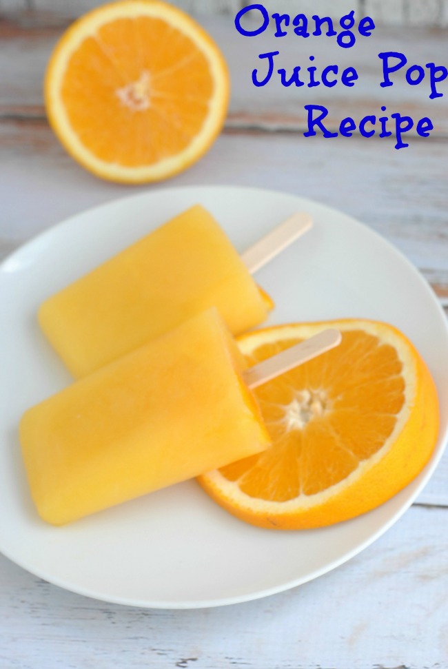 Orange Juice Pops Recipe