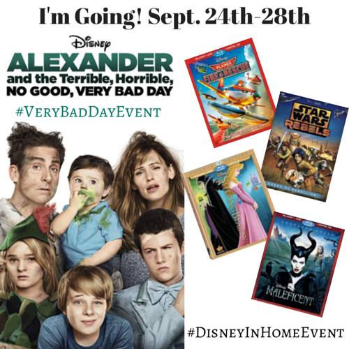 I am going to LA for the #VeryBadDayEvent and #DisneyinHomeEvent