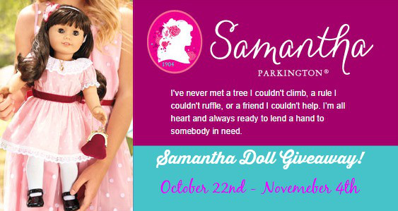 American Girl Doll Samantha Giveaway