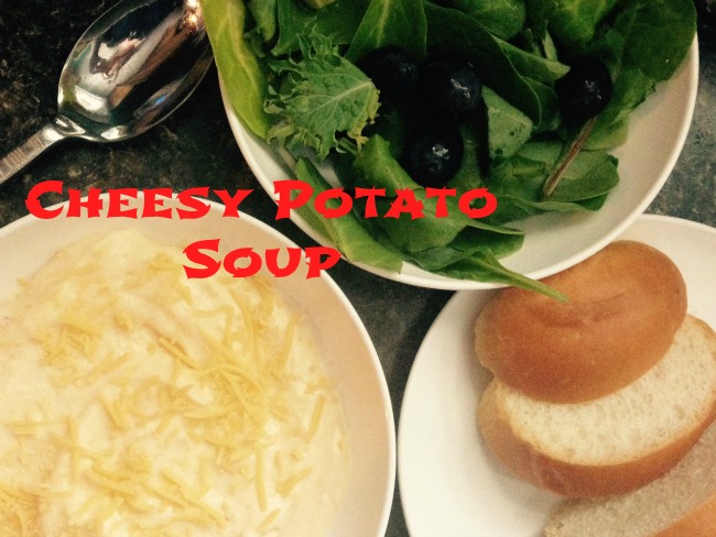 Cheesy Potato Soup Recipe, Meatless Monday