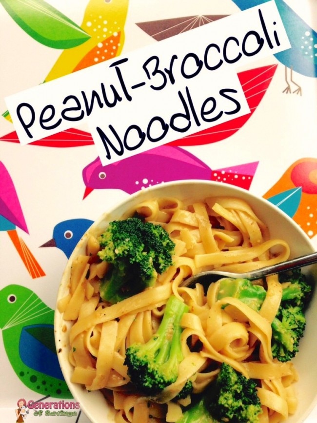 Meatless Monday- Peanut Noodles with Broccoli Recipe- Vegan With a Gluten-Free Option
