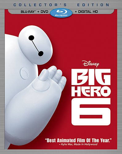 Big Hero 6 (Blu-ray + DVD + Digital HD) Giveaway