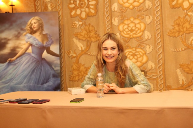 Talking with Cinderella – Lily James Interview #CinderellaEvent