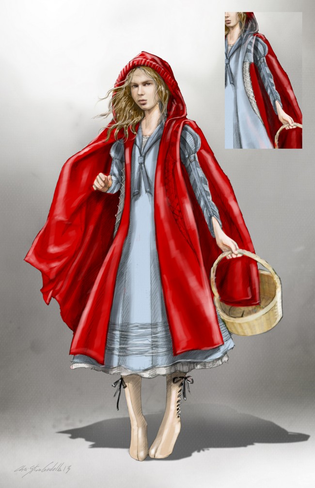 Amazing Into the Woods Concept Art from Costume Designer Colleen Atwood