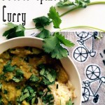 curry recipe, indian recipe, potato spinach curry, gluten free, vegan recipe