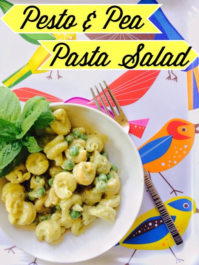 Meatless Monday- Pesto and Pea Pasta Salad Recipe