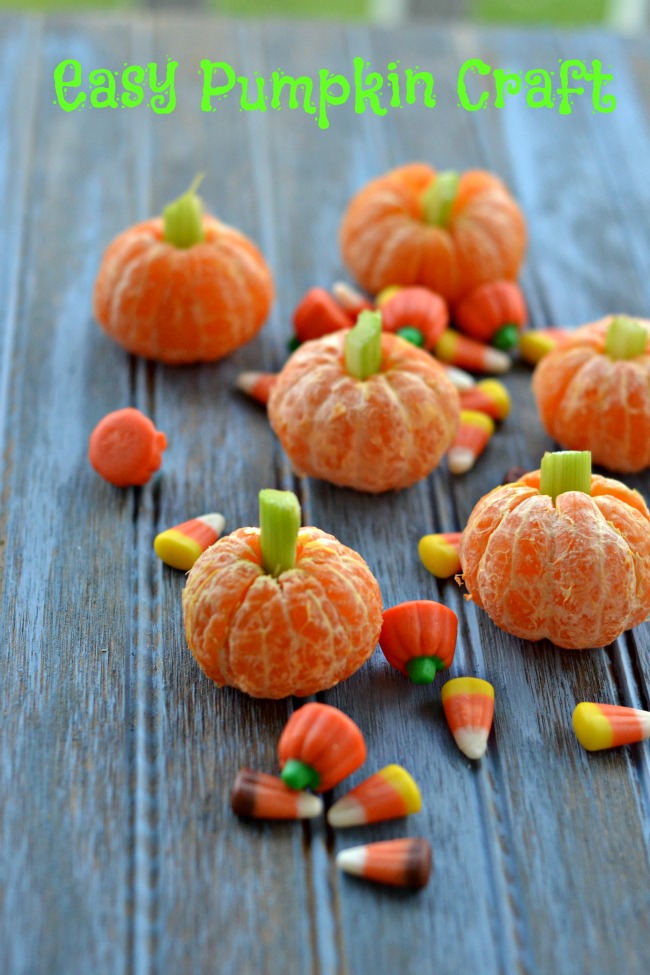 Easy Orange Pumpkin Halloween Craft Recipe