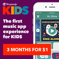 Introducing Rhapsody KIDS- the first streaming music app just for kids!