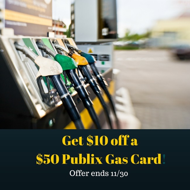 Save $10 When You Purchase $50 in Publix Fuel Gift Cards! $50 Amazon GC GIVEAWAY! #Publix$10Fuel