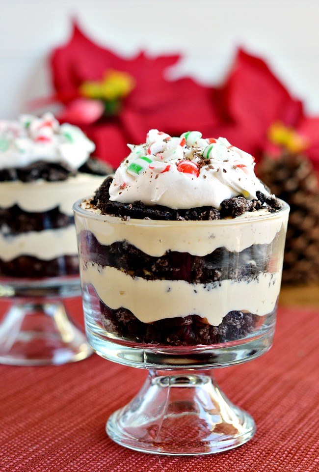 festive minty mocha trifle recipe, holiday baking, kraft, trifle recipe, easy holiday baking