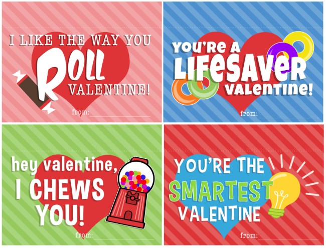 valentines bag topper, valentines treat label, DIY valentines treat bags, Free printable, Free Valentines Printable