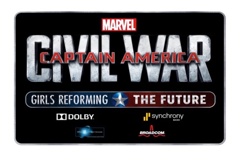 Girls Reforming the Future Challenge – Marvel’s CAPTAIN AMERICA: CIVIL WAR