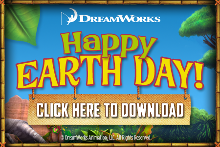 Earth Day Activity Sheets from King Julien and Dinotrux