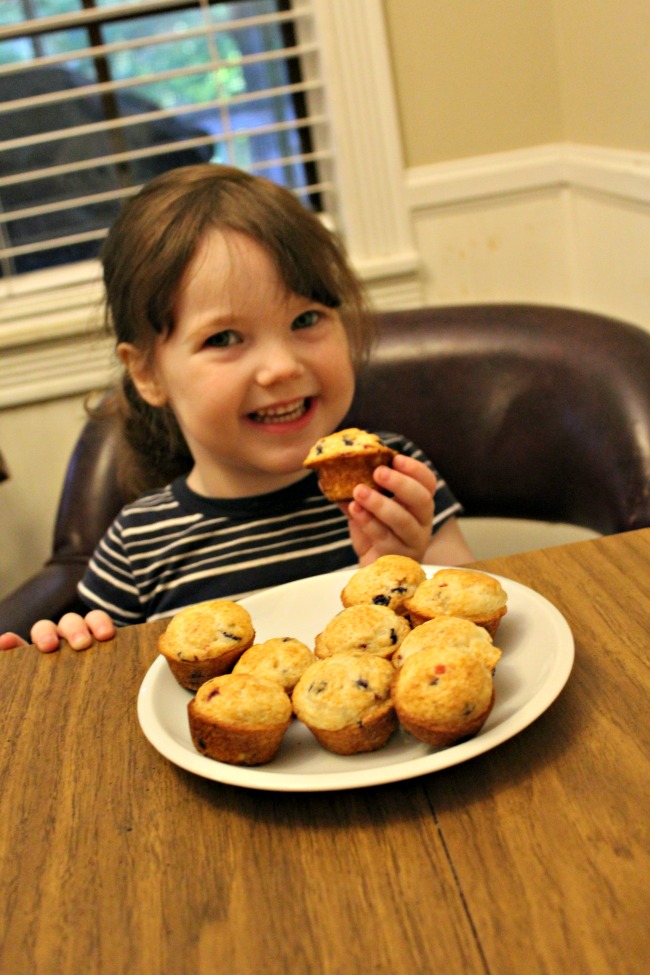 Strawberry and Blueberry Pancake Muffins Recipe with Gerber #CookingwithGerber