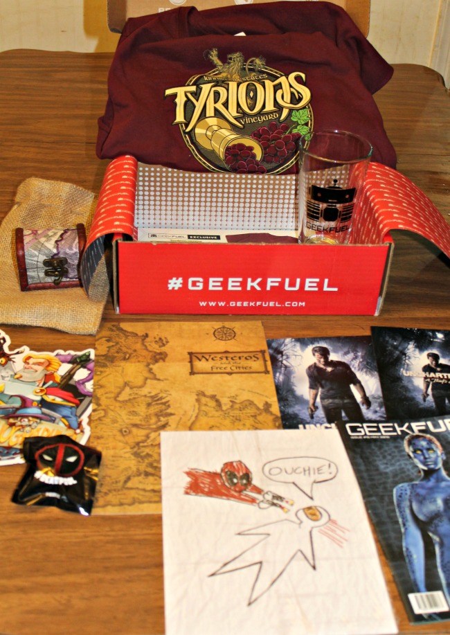 May #GeekFuel fun with Deadpool, Game of Thrones, Uncharted 4 and more