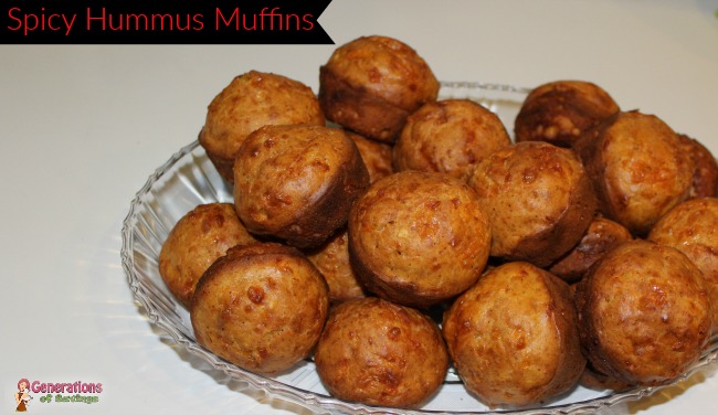 Spicy Hummus Muffins Recipe