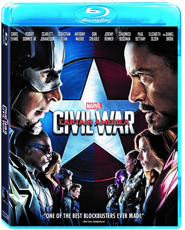 Marvel’s Captain America: Civil War Coming to Digital HD on Sept 2 and Blu-Ray on Sept 13