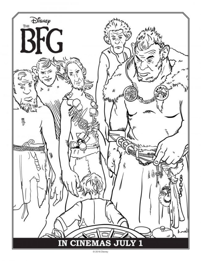Disney’s THE BFG – Coloring Sheets and #TheBFG Dream Sweepstakes