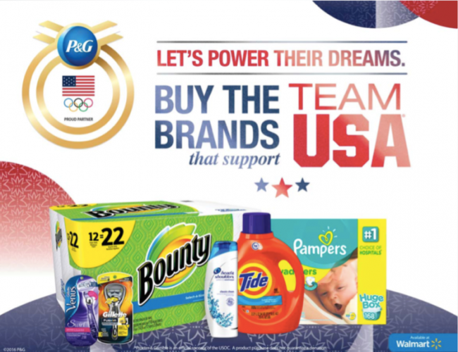 Excited about the Rio 2016 Olympic Games?  Support them with Select P&G products at Walmart! #LetsPowerTheirDreams