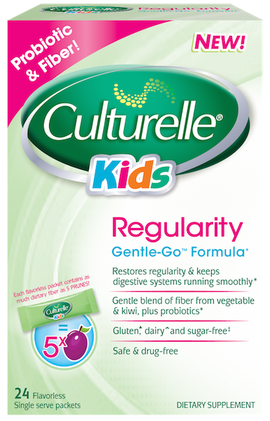 $5 off Culturelle® Kids Regularity Gentle-Go™ Formula Probiotic Coupon + $100 Visa Gift Card Giveaway