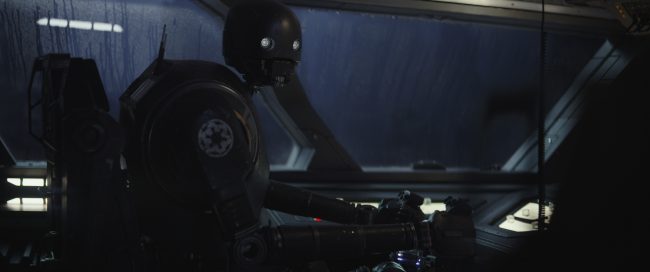 Rogue One: A Star Wars Story K-2SO (Alan Tudyk) Photo credit: Lucasfilm/ILM ©2016 Lucasfilm Ltd. All Rights Reserved.