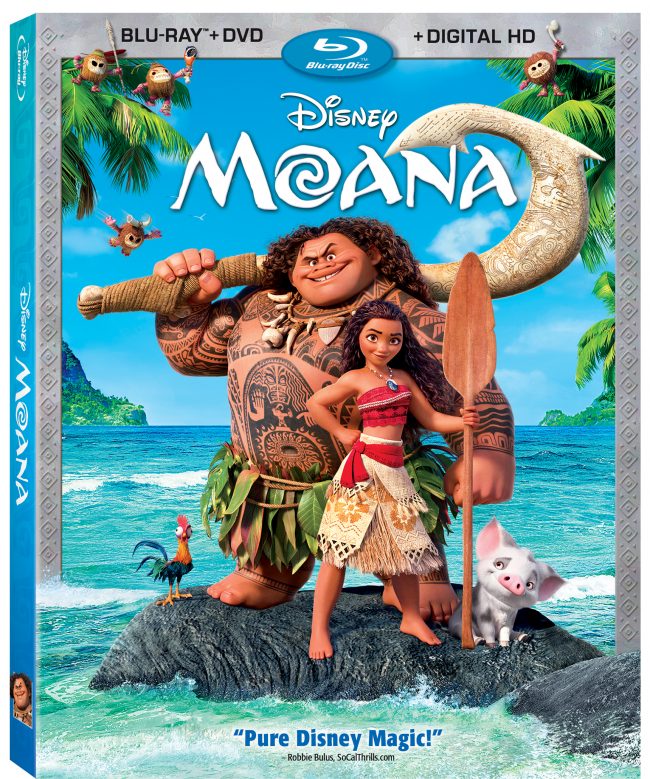 Moana Blu-Ray Review -On Blu-ray, DVD, & On-Demand March 7th