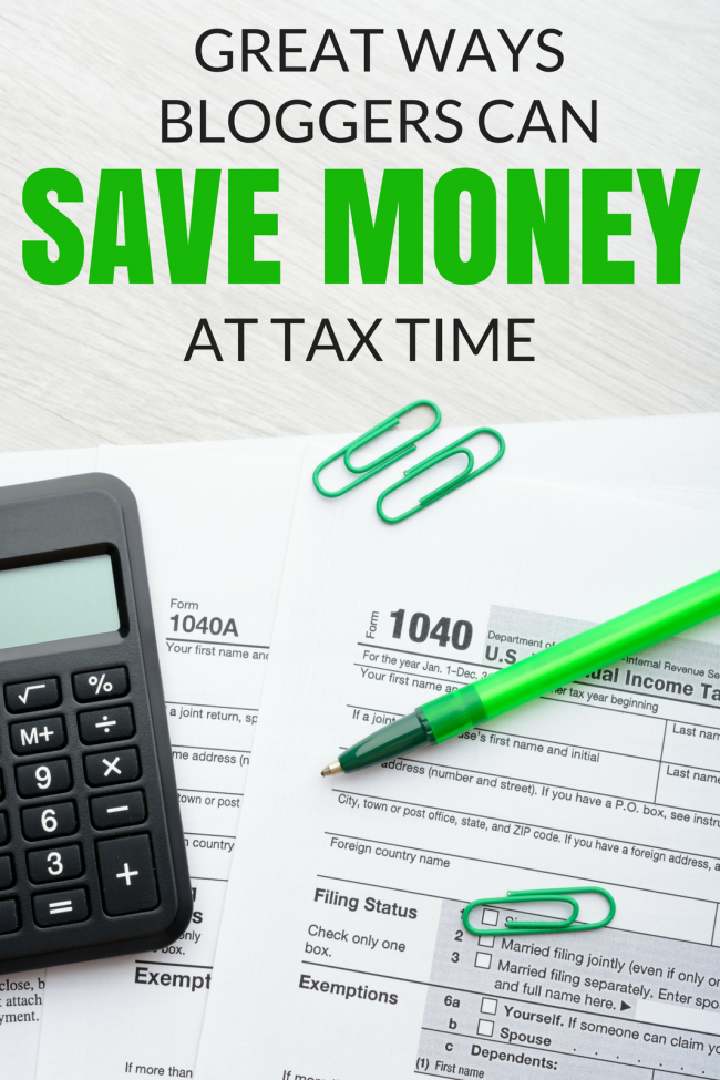 Save Money at Tax Time, blogging, 