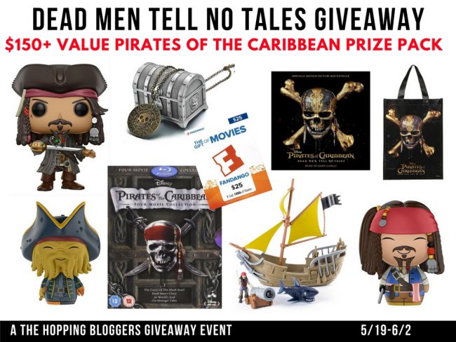 Dead Men Tell No Tales Prize Pack Giveaway