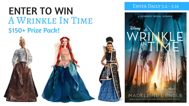 A Wrinkle In Time Prize Pack Giveaway #WrinkleInTime