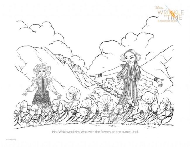 A Wrinkle In Time Activity Sheets #WrinkleInTime