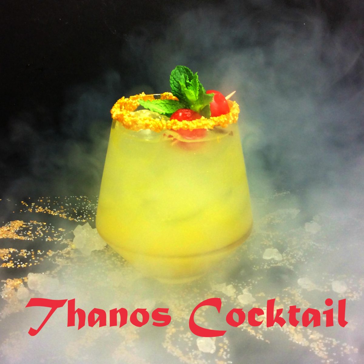 Thanos Avengers: Infinity War Inspired Cocktail