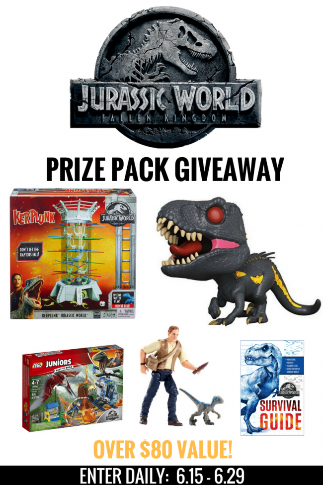 Jurassic World: Fallen Kingdom Giveaway #JurassicWorld #FallenKingdom #THBGiveaway