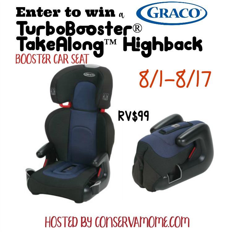 TurboBooster TakeAlong Highback Booster Car Seat Giveaway