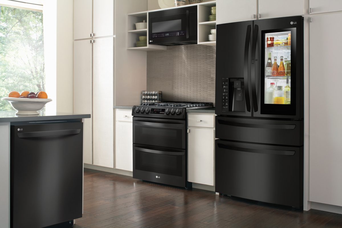 Stylish New LG Matte Black Kitchen Appliances