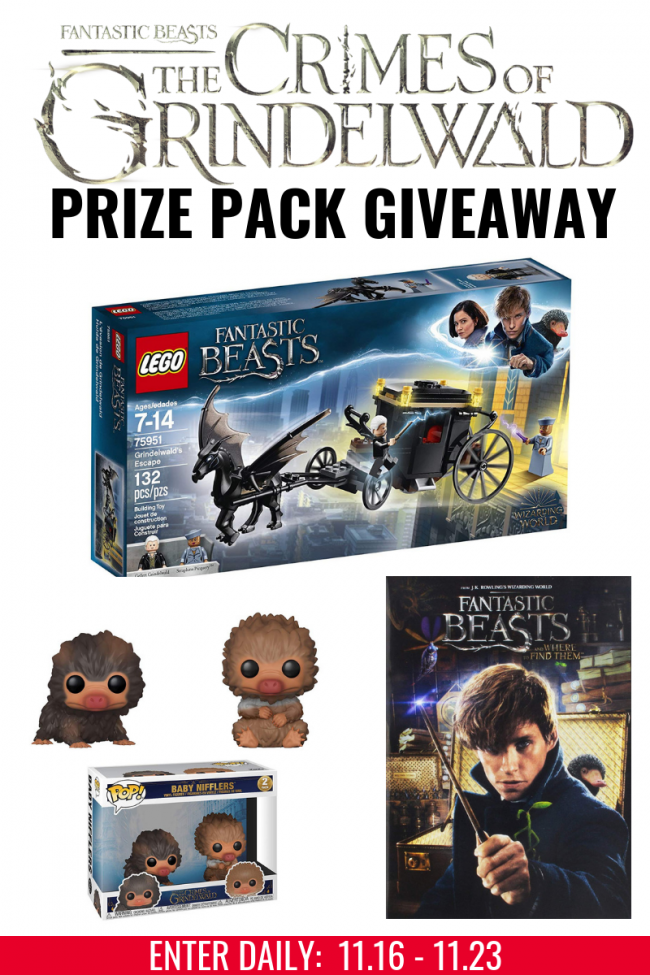 Fantastic Beasts: Crimes of Grindelwald Prize Pack Giveaway