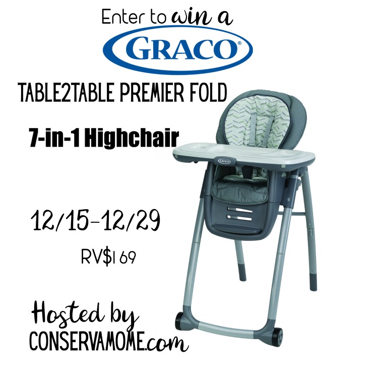 Graco Table2Table Premier Fold 7-in-1 Highchair Giveaway