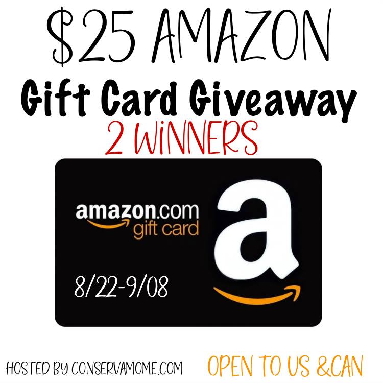 $25 Amazon Gift card Giveaway – 2 Winners