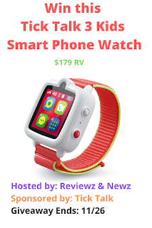 Tick Talk 3 Kids Smart Phone Watch Giveaway