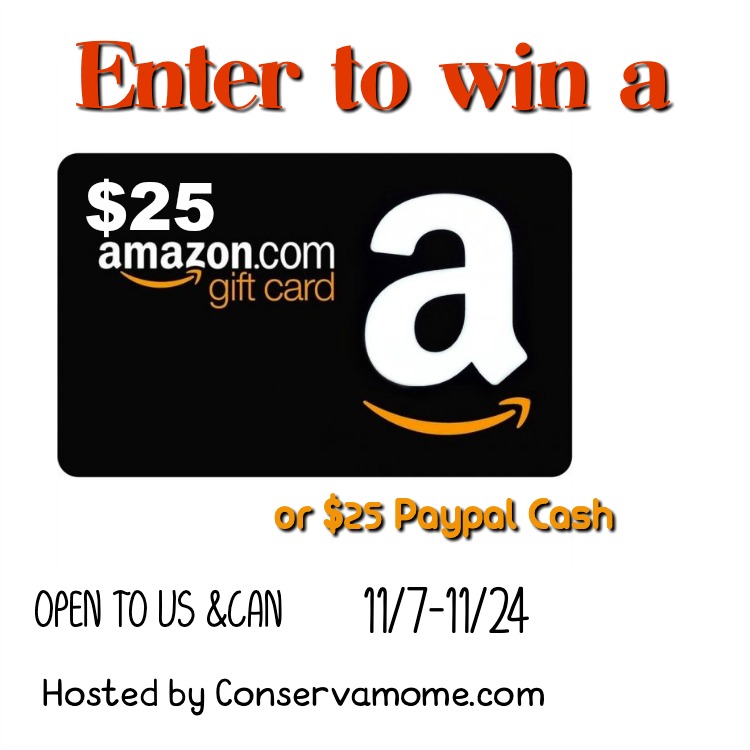 $25 Amazon GC Giveaway for Thanksgiving