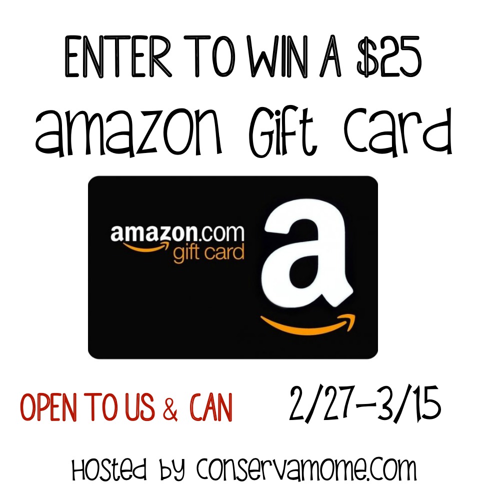 $25 Amazon GC Giveaway Ends March 15th